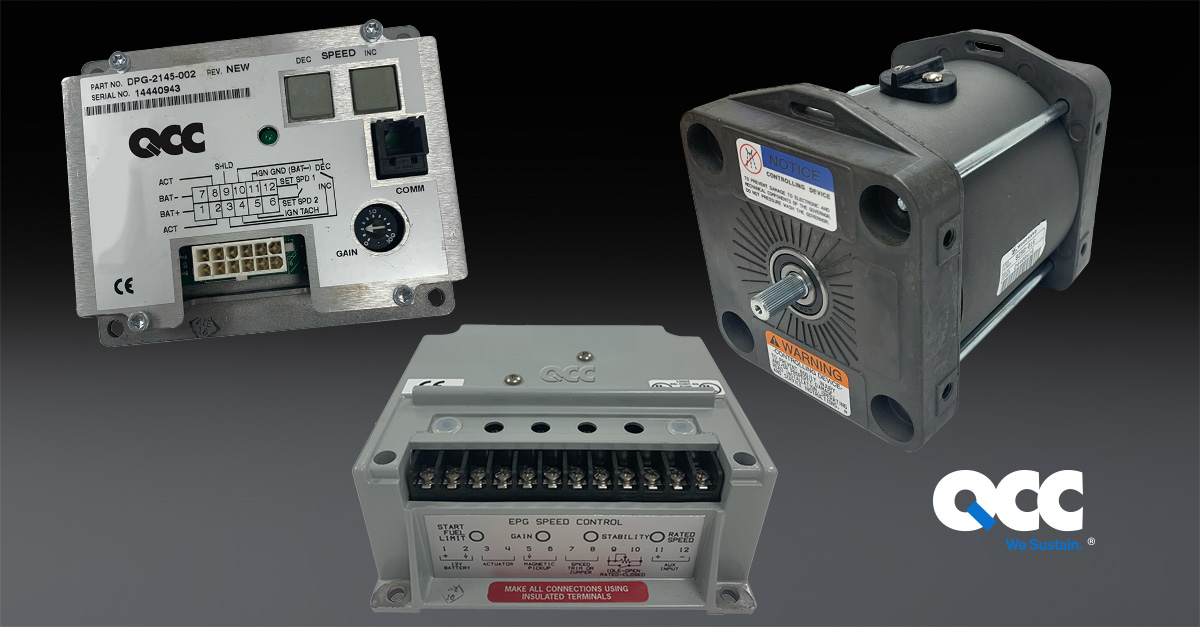 Now Available: QCC EPG & DPG Controllers and EPG Actuators (formerly Woodward)